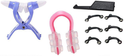 

CGT Nose Shaper + 3D Nose Up Shaping Shaper Lifting Bridge Straightener Nose Clip Rhino Correct Nose Up Lifting Clip Shaper Shaping Tool Hook Straightening Kit Nose Shaper(Pack of 3)