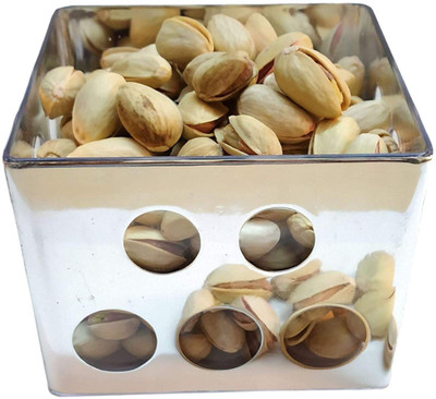 

Neotea Dry Pista Nuts with Silver Squared Gift Box Pistachios(200 g, Festive Gift Box)