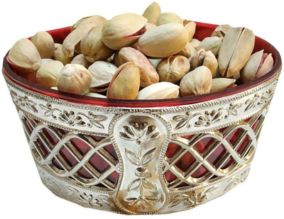 

Neotea Dry Pista Nuts with Red Oval Gift Box Pistachios(200 g, Festive Gift Box)