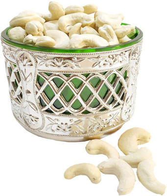 Neotea Dry Cashew Nuts with Green Round Gift Box Cashews(300 g, Festive Gift Box)