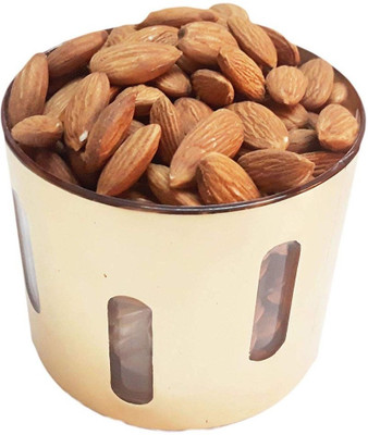 

Neotea Dry Badam Nuts with Gold Round Gift Box Assorted Nuts(250 g, Festive Gift Box)