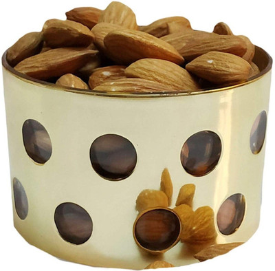 

Neotea Dry Badam Nuts with Gold Colored Gift Box Assorted Nuts(100 g, Festive Gift Box)