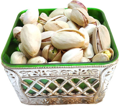 

Neotea Dry Pista Nuts with Green Squared Gift Box Pistachios(250 g, Festive Gift Box)