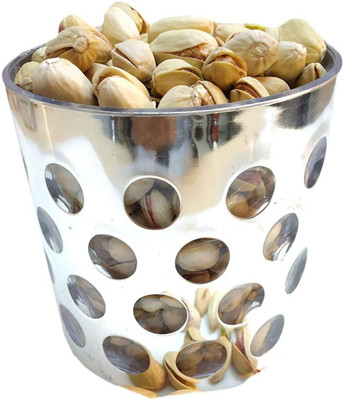 

Neotea Dry Pista Nuts with Silver Round Gift Box Pistachios(200 g, Festive Gift Box)