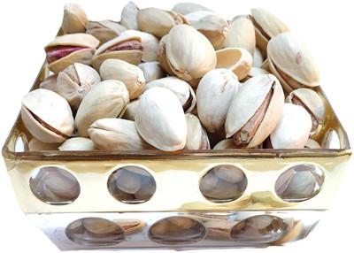 

Neotea Dry Pista Nuts with Gold Squared Gift Box Pistachios(200 g, Festive Gift Box)