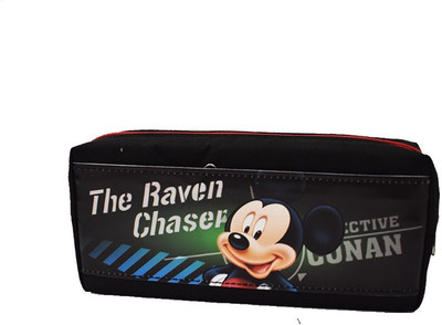 

ToyzIsland pencil box mickey mouse Art Polyester Pencil Boxes(Set of 1, Dark Blue)