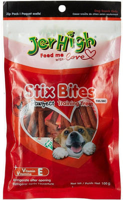 

Goofy Tails JerHigh Stix Bites Dog Treat (100g, Pack of 3) Chicken Dog Treat(100 g, Pack of 3)