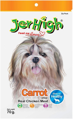 

JerHigh Carrot Carrot Dog Treat(70 g, Pack of 6)