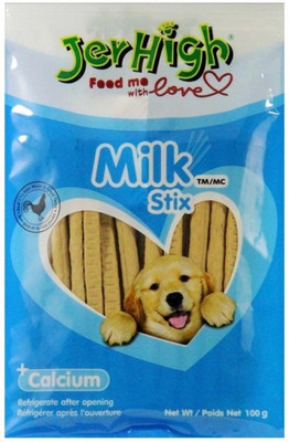 

Goofy Tails JerHigh Calcium Milk Dog Treat (100g, Pack of 4) Milk Dog Treat(100 g, Pack of 4)