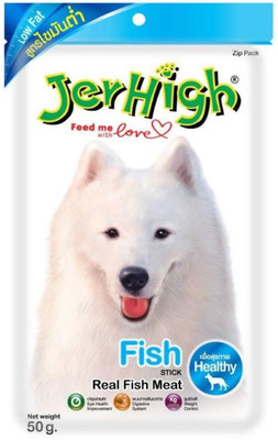 

Goofy Tails Jerhigh Fish Treat (Pack of 6) Fish Fish Treat(50 g, Pack of 6)