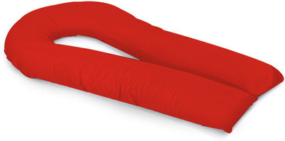 

Cloth Fusion Solid Plain Pregnancy Pillow Pack of 1(Red)