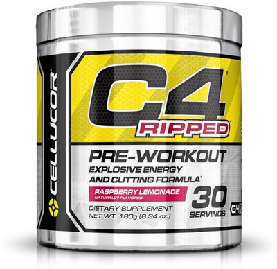 

Cellucor C4 RIPPED 30SERVINGS RASPBERRY LEMONADE EAA (Essential Amino Acids)(180 g, RASPBERRY LEMONADE)