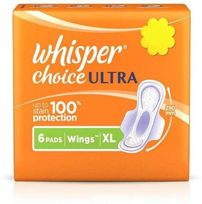 

Whisper Choice Ultra XL Wings Sanitary Pad Sanitary Pad