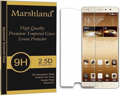 Marshland Tempered Glass Guard for 2.5D Round Edge Screen Protector, gionee m6 plus, Gionee M6 Plus Transparent(Pack of 1)