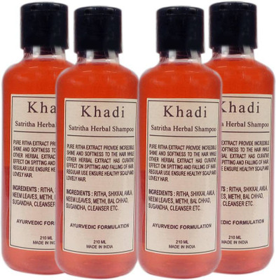 

Khadi Herbal Satritha Shampoo - 210ml (Set of 4)(0.840 ml)