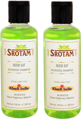 

Srotam Neem Sat Shampoo ( Set of 2 Bottle )(420 ml)