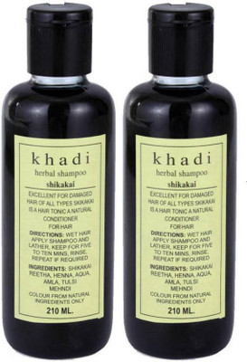 

Khadi Herbal Shikakai Shampoo - 420ML(0.420 ml)