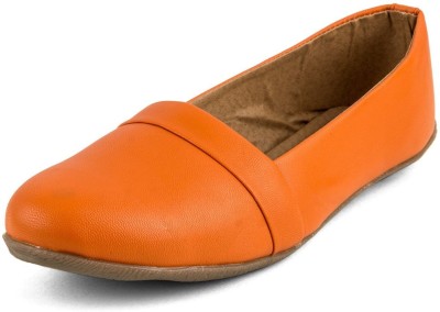 

Tashi Orange Synthetic Leather Loafer cum Belly Shoes For Women/Girls- 37 Casuals For Women(Orange