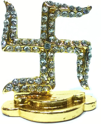 55% OFF on Swarnim Jewellers Swastik Decorative Showpiece - 3.3 cm(Bronze, Yellow) 55% OFF on Swarnim Jewellers Swastik Decorative Showpiece - 3.3 cm(Bronze, Yellow)