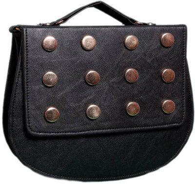 

Lizzu collection Girls Evening/Party, Casual, Formal Black PU Sling Bag