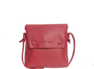 

Gifts Bring Smiles Women Casual Red Leatherette Sling Bag