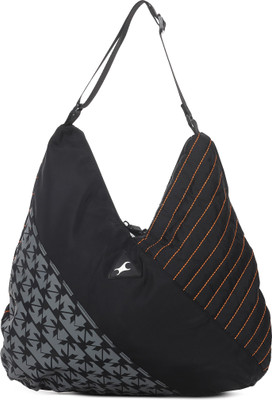 Fastrack Girls Casual Black Nylon Sling Bag