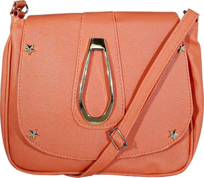 

Rainylia Girls Casual, Formal, Sports, Evening/Party Pink Synthetic Leather Sling Bag