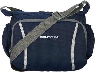 

Fantosy Women Casual Blue Polyester Sling Bag