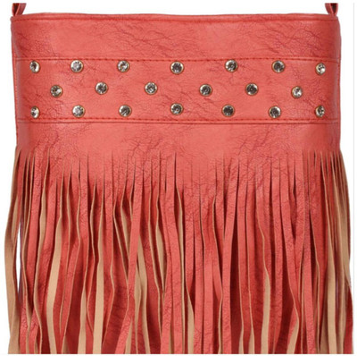 

Talat Fashion Girls Casual Pink PU Sling Bag