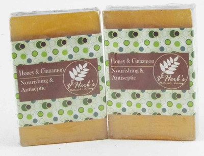 

Vherbs Handcrafted Honey & Cinnamon Soap(100 g, Pack of 2)