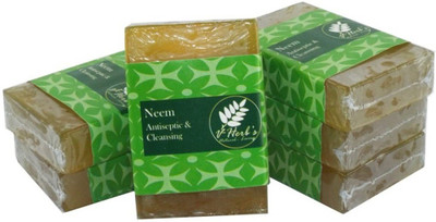 

Vherbs Handcrafted Neem Soap(100 g, Pack of 6)