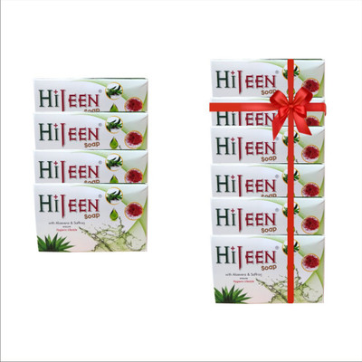 

Hijeen Aloevera & Saffron Soap 100g ( Buy 4 Get 6 Soaps Free )(1000 g, Pack of 10)
