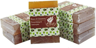 

Vherbs Handcrafted Honey & Cinnamon Soap(100 g, Pack of 6)