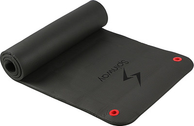 

Spinway Yoga and exercise mat with carrying strap Grey 12 mm Gymnastic Mat