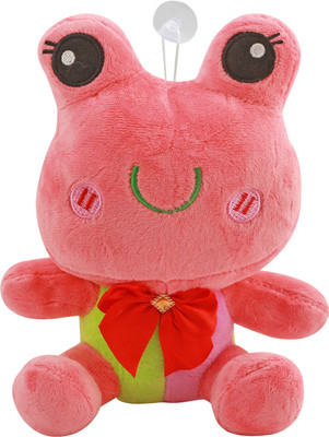 

Miss & Chief Cute Frog Soft and Cuddly filling | Habitat Beans Frog Animal Stuff Plush Toy | Big Eye | Stuffed Toy | Best Gift For Kids - 20 cm(Pink)