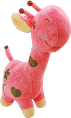 

Miss & Chief Soft Cute Giraffe Plush Toy Suffed Cartoon Animal Dear Doll Sleep Plush Animals Toys For Baby | Best & Nice Gift Toy For Kids - 20 cm(Pink)