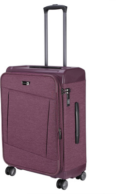 

Nasher Miles Budapest Hard PP & Soft Melange Check-in Luggage Bag ( inch) Purple Expandable Check-in Luggage -  inch(Purple