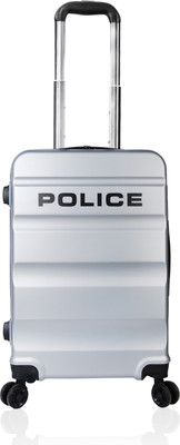 

Police Terminal Expandable Cabin Luggage -  inch(Silver