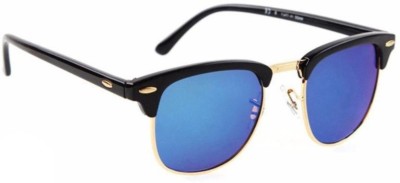 layd Clubmaster Sunglasses(For Men & Women, Blue)