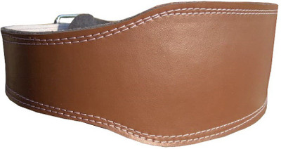 

Monika Sports weight lifting belt with padded for home gym Back Support (, Brown
