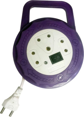 

Daiwik Extension_Round blue 3 Socket Surge Protector(Purple)