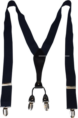 

Navaksha Y- Back Suspenders for Men(Black)