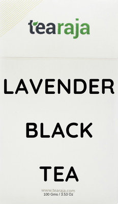 

Tearaja Lavender Black Tea 100 GMS | Contains- Premium Black Tea, Lavender Black Tea(100 g, Vacuum Pack)