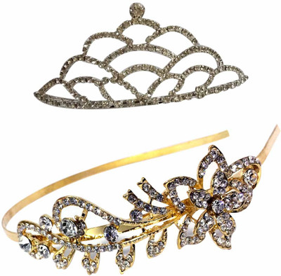 

New Arihant Traders Crown(Silver, Gold, Pack of 2)