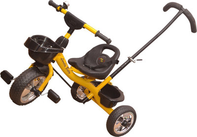 

Lovely Baby Products BABY TRICYCLE FOR KIDS WITH FRONT OR BACK BASKET AND PARENT HANDLE YELLOW COLOR KIDS TRICYCLE RECOMMENDED TRICYCLE FOR BABY GIRL OR TRICYCLE FOR BABY BOY OR TRICYCLE FOR TODDLER GIRL OR TRICYCLE FOR TODDLER BOY RECOMMENDED FOR TODDLER