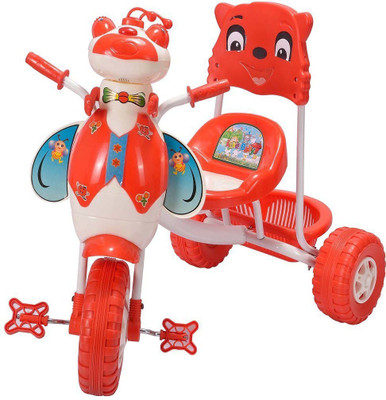 

Bajaj Baby Product Bajaj Baby Tricycle for Kids with Front Back Basket, Canopy & Push Parent Handle Recommended for Toddler 1,2,3,4,5 Years Old Children Musical Tricycle for Baby Boys & Girls Gift (Red) Tricycle for kids, tricycle for baby 523 Tricycle Tr