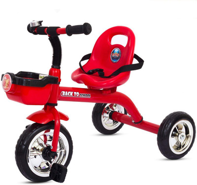 

Baybee Plug and Play kids Tricycle Tiny Toes Grand Baby/Kids Cycle - Smart Baby Tricycle for Kids/Baby /Cycle With Storage Bin For Kids 2 And Up Boys & Girls BBA28-2 Tricycle(Blue), Red