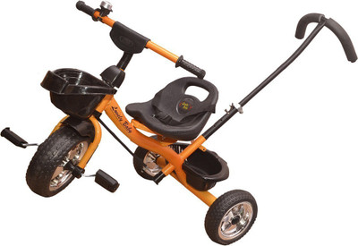 

Lovely Baby Products Kids Tricycle For Baby with Front Back Basket, Canopy & Push Parent Handle Recommended for Best baby toys 1,2,3,4,5 Years Old Children Musical Tricycle for Baby Boys & Girls Gift (Orange) Tricycle for kids, tricycle for baby Diwali Of