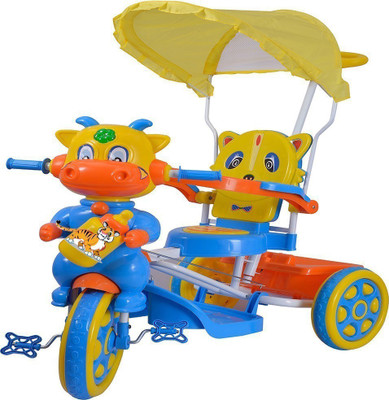 

Oximus Baby Tricycle for Kids with Front and Back Basket & Canopy, Parent Handle with Musical Kids | Tricycle for Kids | Tricycle for Baby Boy & Girl | Baby Tricycle | Toys for 2 3 4 5 Years Toddler Tricycle Toys for Gifting Cycle with Musical Best Baby C
