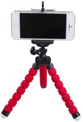 

CAPSLOCK Flexible Mini Tripod Camera Travel Tripod with 360 Rotatable mobile holder mount Octopus design Gorillapod Universal stand for all Smartphones and Video Cameras Tripod Monopod Kit(Multicolor, Supports Up to 3.5)